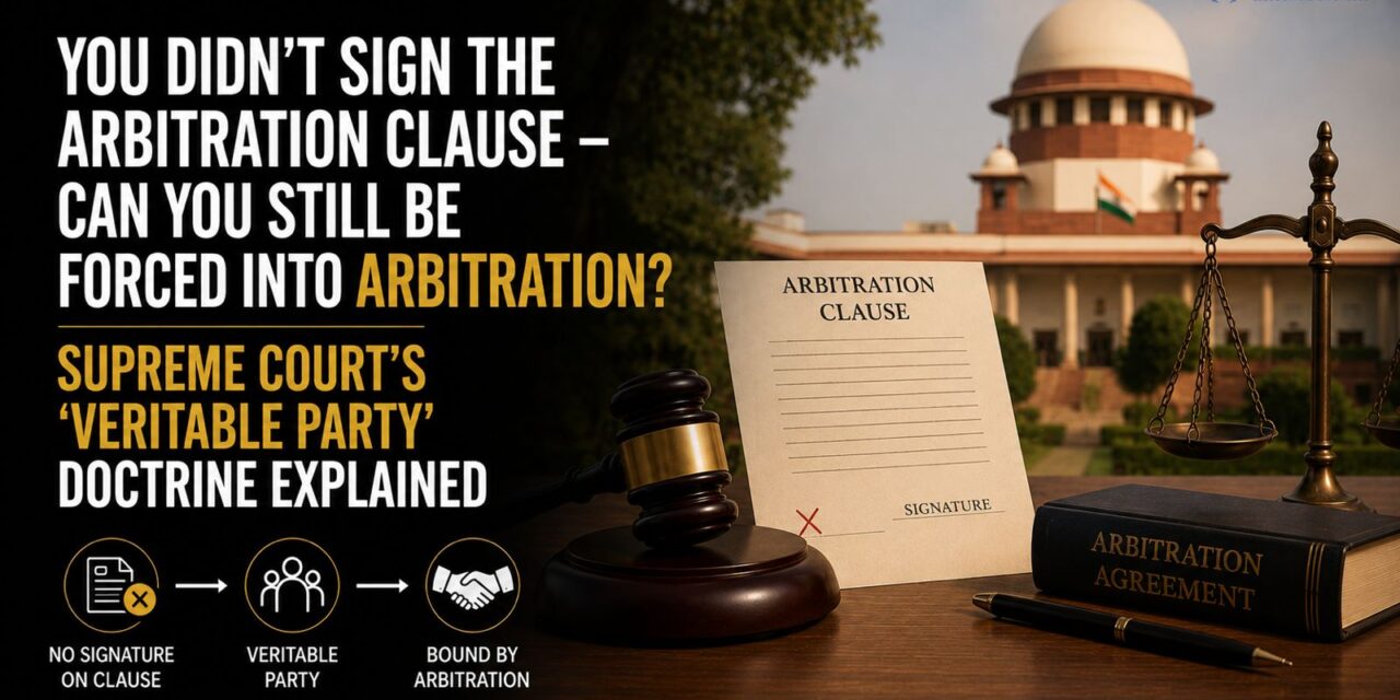 PRIME LEGAL | You Didn’t Sign the Arbitration Clause: Can You Still Be Forced Into Arbitration? Supreme Court’s ‘Veritable Party’ Test
