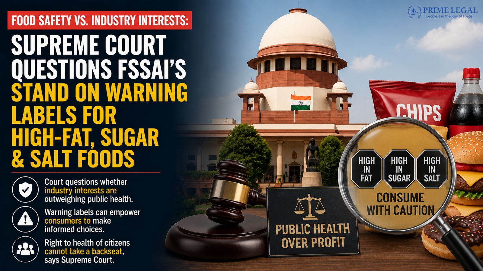 Supreme Court Orders FSSAI on Food Warning Labels [2026]