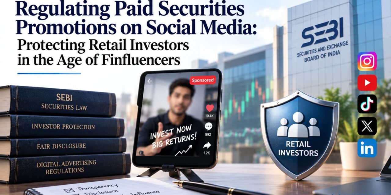 PRIME LEGAL | Regulating Paid Securities Promotions on Social Media: Protecting Retail Investors in the Age of Finfluencers