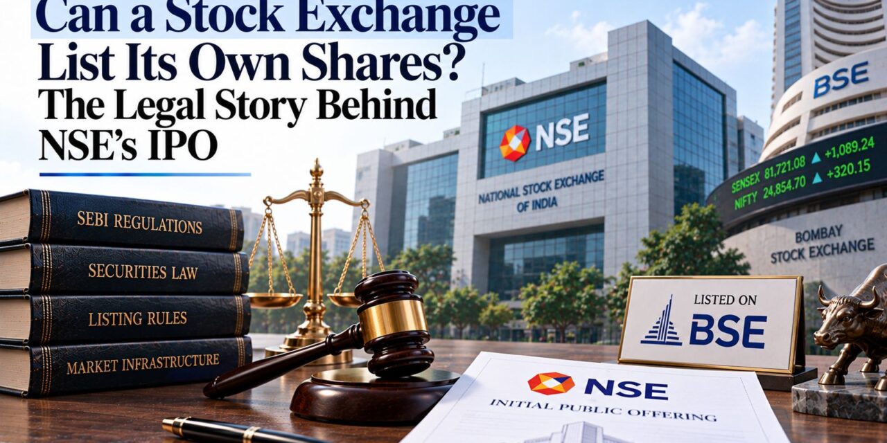 PRIME LEGAL | Can a Stock Exchange List Its Own Shares? The Legal Story Behind NSE’s IPO
