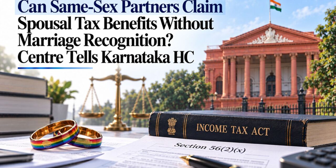 PRIMELEGAL | Karnataka High Court Examines Tax Benefits for Same-Sex Partners Without Legal Recognition of Marriage