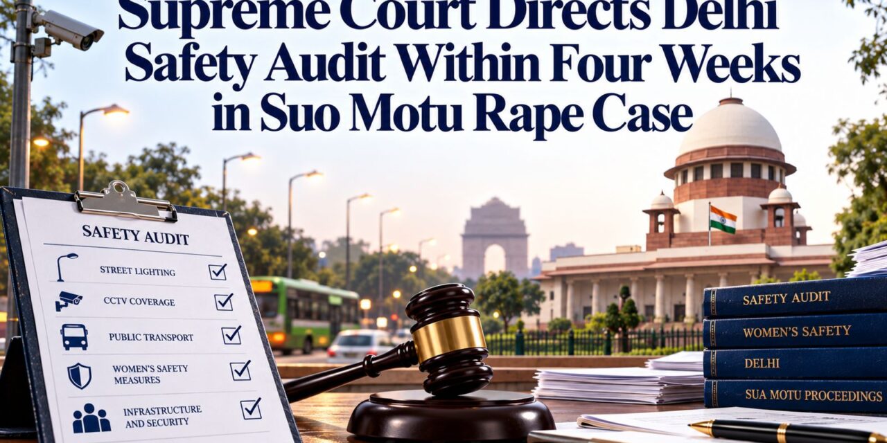 PRIMELEGAL | Supreme Court Issues Directions To Make Public Spaces Safer For Women And Children In Delhi-NCR