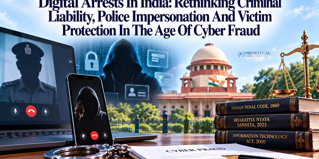 PRIME LEGAL | Digital Arrests In India: Rethinking Criminal Liability, Police Impersonation And Victim Protection In The Age Of Cyber Fraud