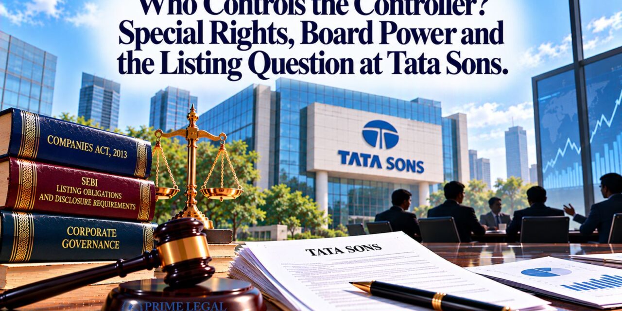 PRIMELEGAL | Who Controls the Controller? Special Rights, Board Power and the Listing Question at Tata Sons