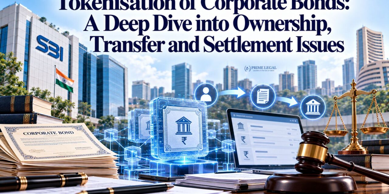 PRIMELEGAL | Tokenisation of Corporate Bonds in India: Issues of Ownership, Transfer and Settlement