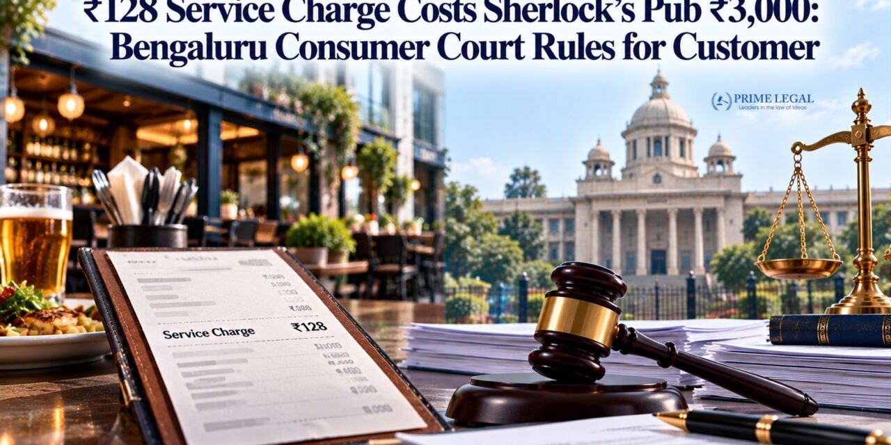 PRIMELEGAL | District Consumer Commission Strikes Down Mandatory Service Charge Levy in Restaurants